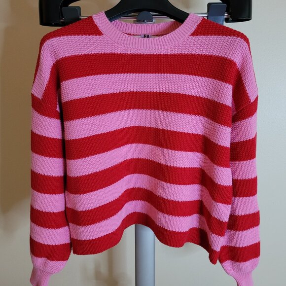 Beach Riot Ava Candy Cane Striped Sweater - How Fun! - Picture 3 of 12